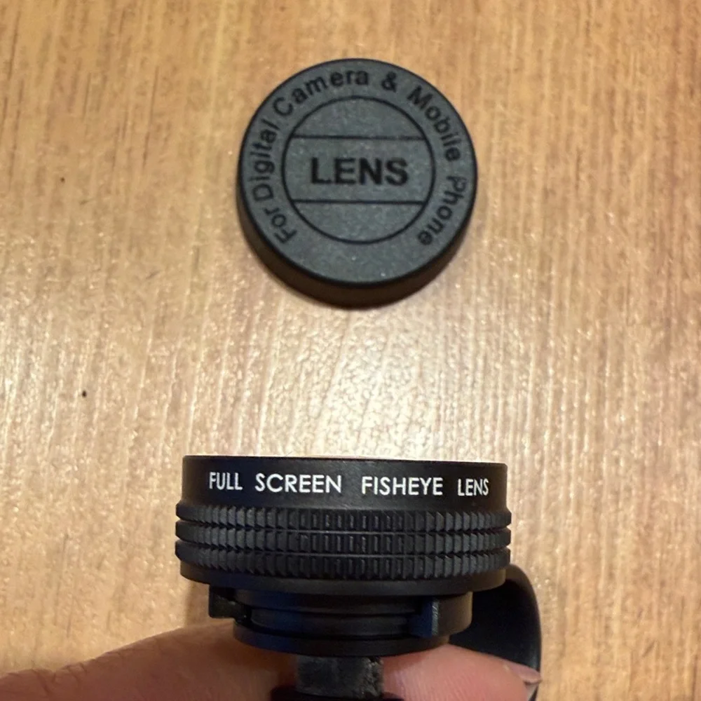 Lenzii Digital Camera/Mobile Phone Fisheye & Macro Lens with Case